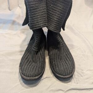 UGG Woman’s Black Knit Boots